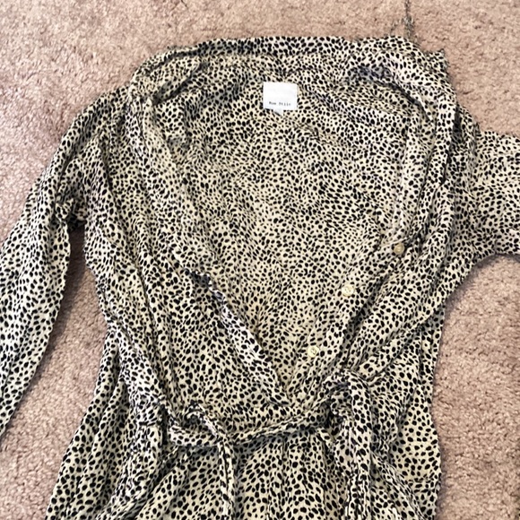 Rue Stiic Camile Jumpsuit Animal Print L - Picture 4 of 8